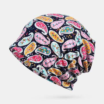 Bonnet floral imprimé chapeau bonne casquette turban respirant élastique