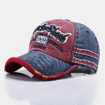 Casquette de baseball unisexe multicolore de couleur unie