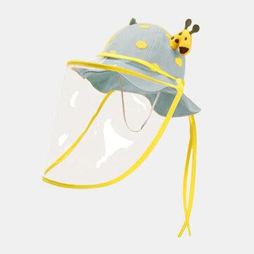Bonnet de pêcheur anti-poussière pour pare-brise pour enfants