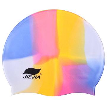 Bonnet de bain en silicone imperméable haut élastique