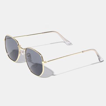 Lunettes de soleil multicolores avec monture en métal Lunettes de soleil rétro