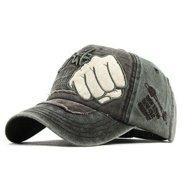 Casquette de baseball ajustable usée lavable et polyvalente