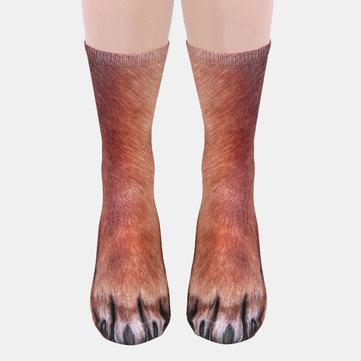 Chaussettes longues de pied avec des animaux mignons d'impression de chat Chaussettes longues de chat