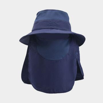 Chapeau de pêcheur imperméable à séchage rapide amovible respirant