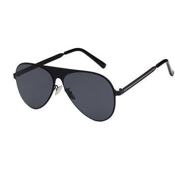 Lunettes de soleil anti-UV en métal mat