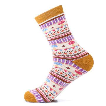 Chaussettes épaisses et chaudes en coton pour champignons