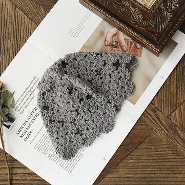 Chapeau de turban pliable littéraire bonnet à crochet fait main