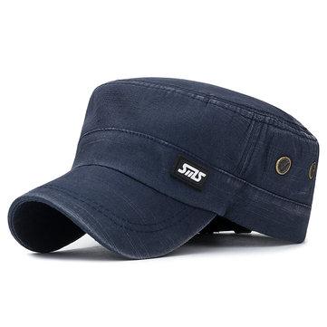Casquette en cuir standard avec mailles en cuivre, vieux chapeau à délavage délavé