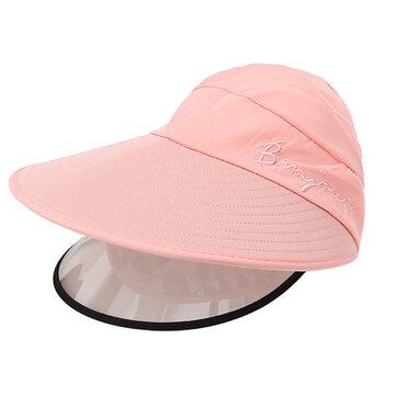 COLLROWN Pare-soleil amovible double couche anti-UV à grand bord