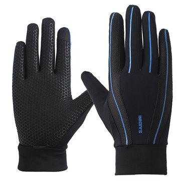 Gants d'été respirants en mailles d'écran tactile de pêche