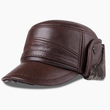 Chapeau plat chaud et épais d'hiver