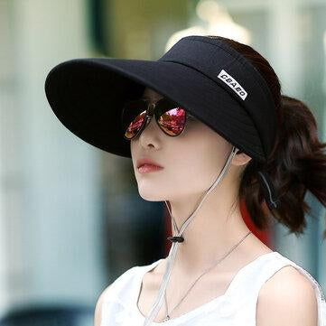 Pare-soleil pliable anti-ultraviolet chapeau haut de forme vide