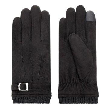 Gants d'hiver en daim épais et chauds