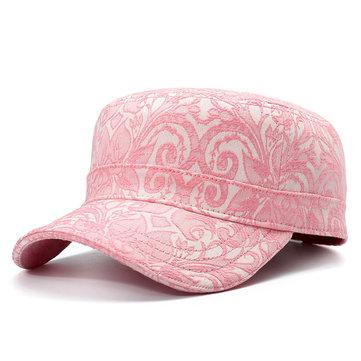 Lace hat women flat