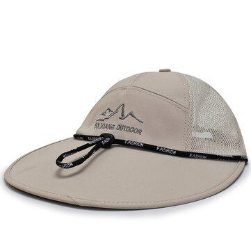 Chapeau de baseball unisexe en coton avec parasol