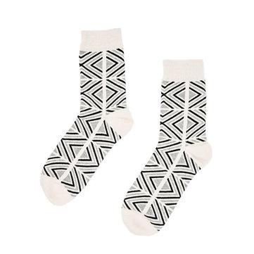 Chaussettes style rétro en coton