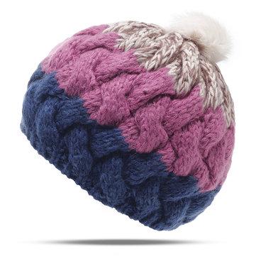 Bonnets d'hiver avec fourrure