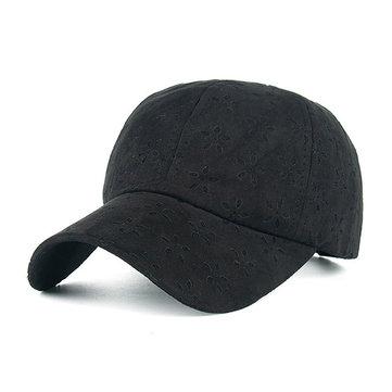 Chapeau de baseball respirant en tissu suédé
