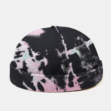 Casquette crâne décontractée à motif de couleur contrastée