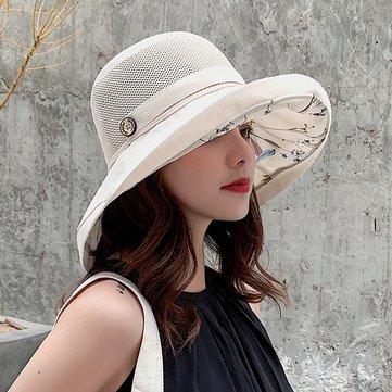 Écran solaire sauvage pliable en été Big Brim Bcuket Hat Outdoor