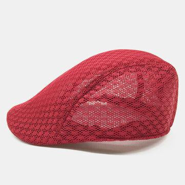 Casquette de journal en maille respirante réglable
