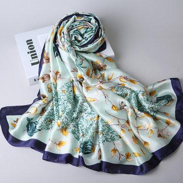 Soft Foulard en soie surdimensionné châle