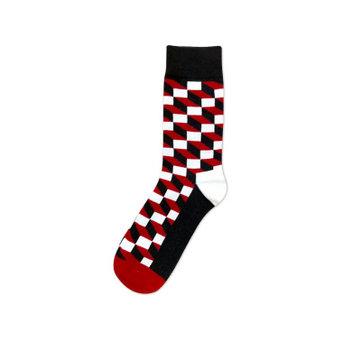 Coton Harajuku Street Graffiti Middle Tube Chaussettes