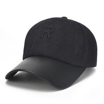 Casquette de baseball de couleur unie en coton R