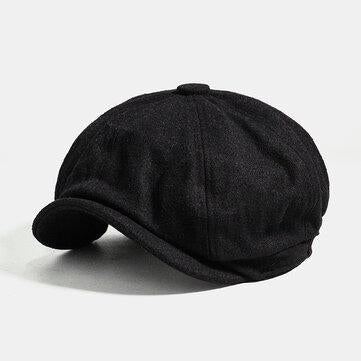Casquette Gavroche en Laine Cabbie Lvy Flat Hat Beret Hats