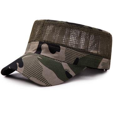 Chapeau plat camouflage