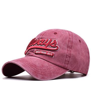 Casquette de baseball pare-soleil en coton délavé
