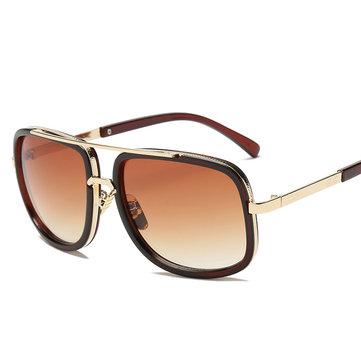 Lunettes de soleil rétro en métal tendance tendance