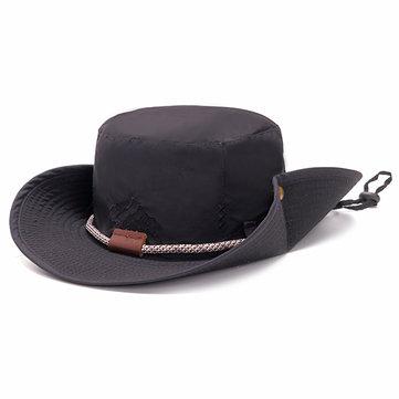 Chapeaux respirants de seau de visière