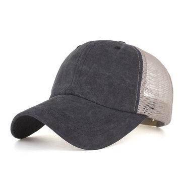 Zhongmei Printemps Et Été Nouvelle Plaque De Coton Lavé 8 Couleur Net Cap Baseball Cap Cap Sun Hat B646
