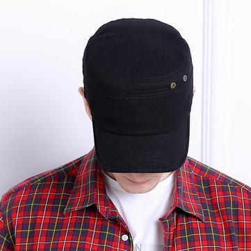 Chapeau plat à bord en tissu épaissi