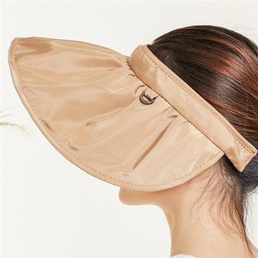 Visière pliante à large bord enroulable pour chapeaux Tête à enroulement Bande