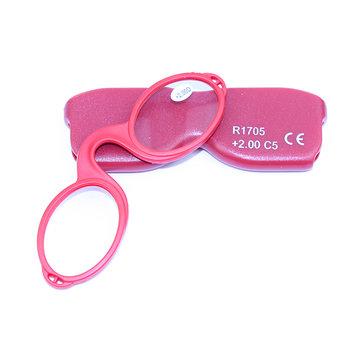Verres optiques presbytes de clip de nez de silicone