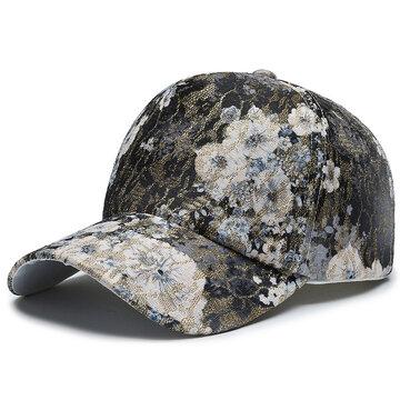 Fleur Casquette de baseball Couple Crème solaire Street Cap Tide