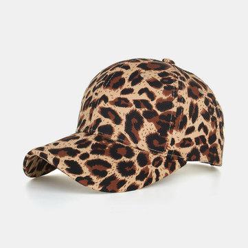 Leopard Baseball Cap Chapeau respirant Sun Hat