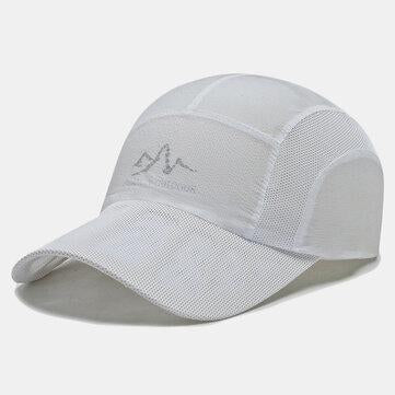 Casquette de baseball de sport Visière antidérapante en maille décontractée à séchage rapide