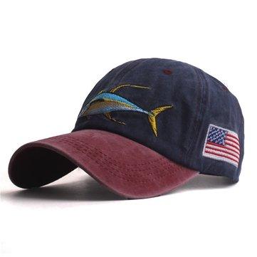 Casquette de baseball unisexe en coton lavé d'été