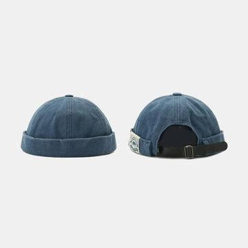 Chapeaux de crâne hip hop rétro rue Casquette de crâne sauvage Chapeaux sans bord