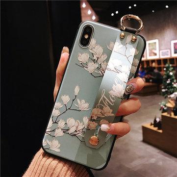 Etui de téléphone style fleur vintage