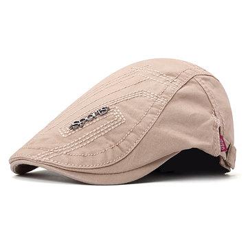 Casquette de béret en coton à broder
