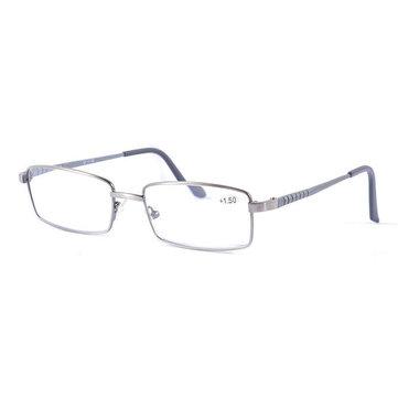 Lunettes de lecture à monture carrée en métal