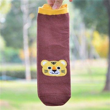 Chaussettes stéréo de bonneterie de coton animal de chaussettes mignonnes de bande dessinée