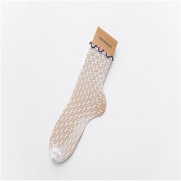Chaussettes creuses en dentelle