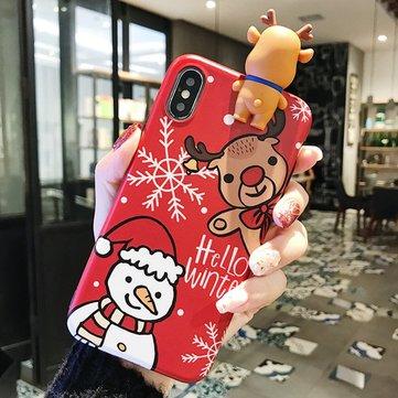 Coquille de téléphone de Noël pour iPhone tout compris