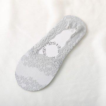Chaussettes invisibles d'été en dentelle fine