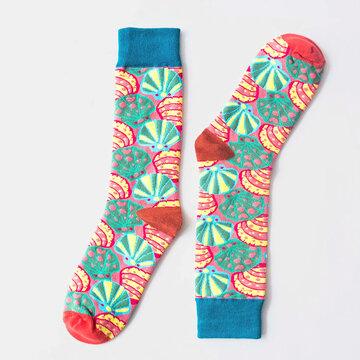 Personnalité Style Eye Bulb Series Personnalité de la mode Couples Chaussettes en coton